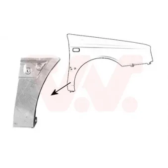 Aile avant droit VAN WEZEL 5883156