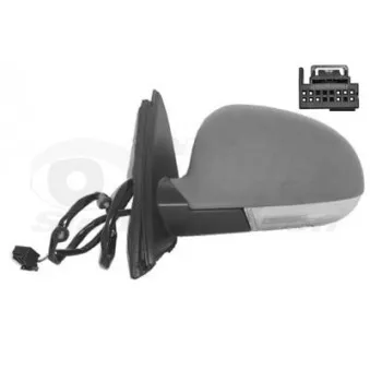 Rétroviseur extérieur VAN WEZEL 5886807