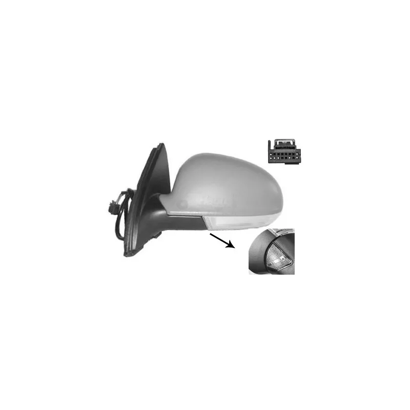 Rétroviseur extérieur VAN WEZEL 5886818