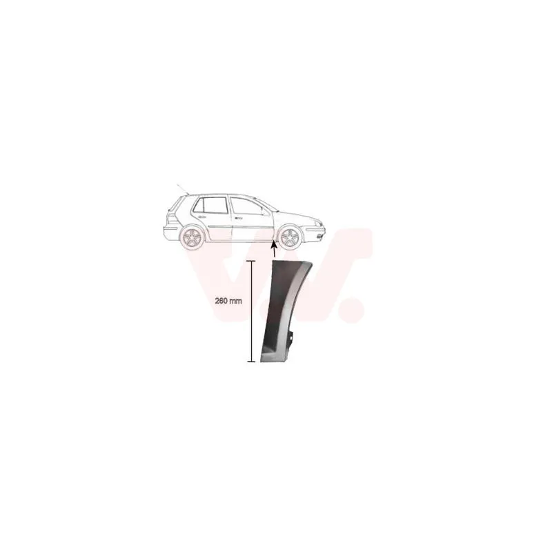 Aile avant droit VAN WEZEL 5888156