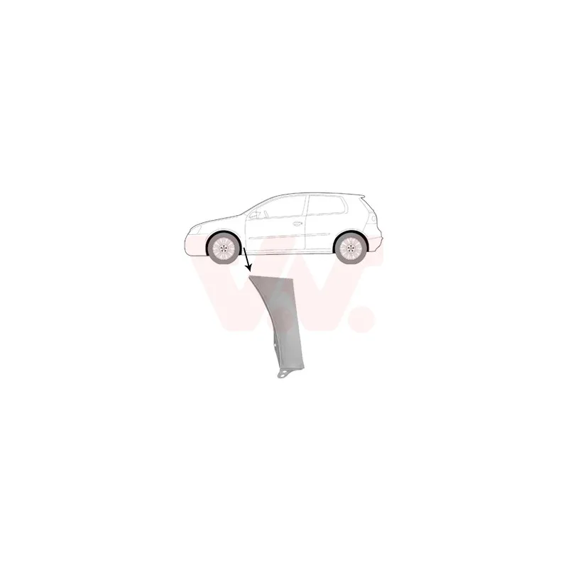 Aile avant gauche VAN WEZEL 5894155