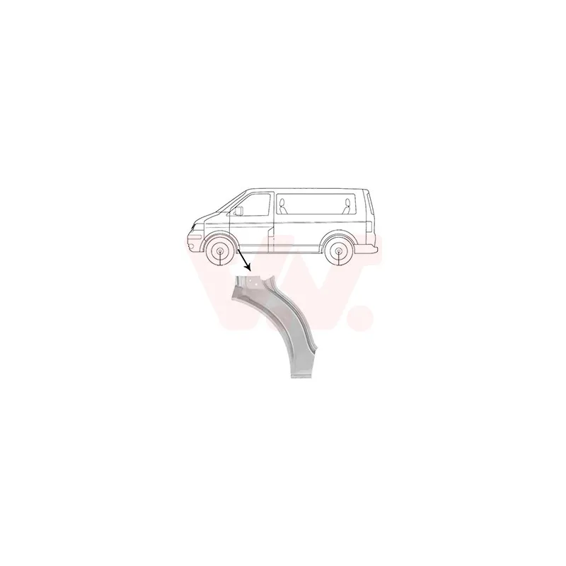 Aile avant gauche VAN WEZEL 5896155