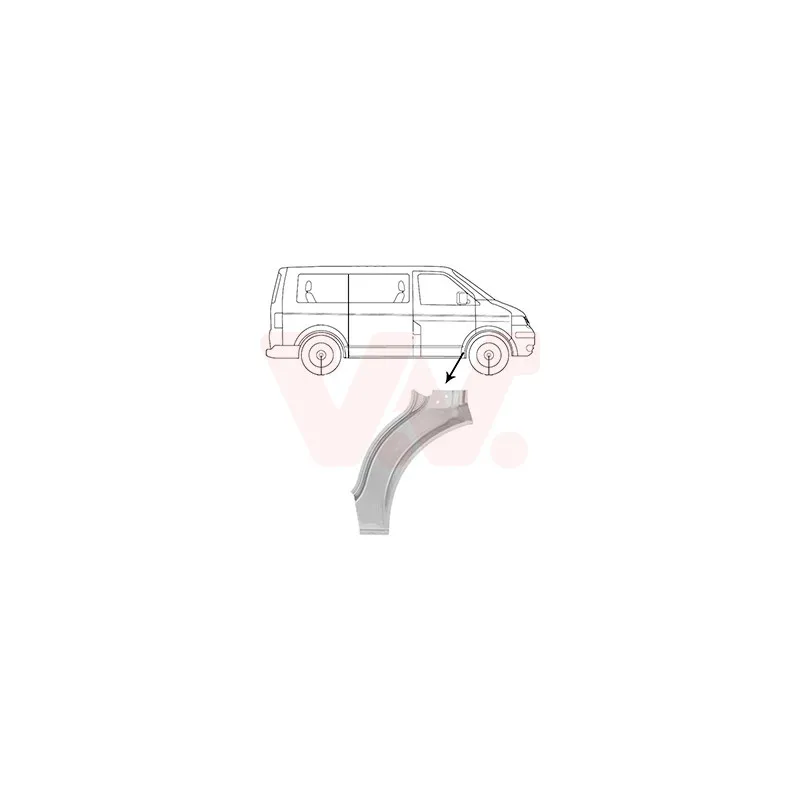 Aile avant droit VAN WEZEL 5896156