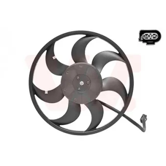 Ventilateur, refroidissement du moteur VAN WEZEL 5896745