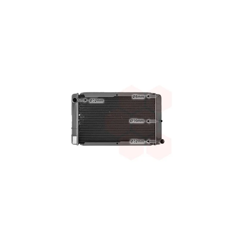 Radiateur, refroidissement du moteur VAN WEZEL 59002008