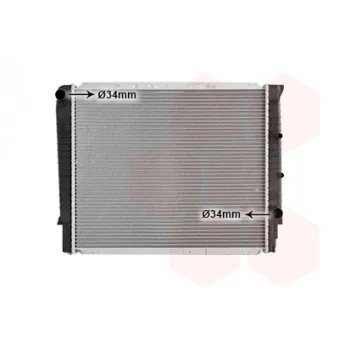Radiateur, refroidissement du moteur VAN WEZEL 59002087