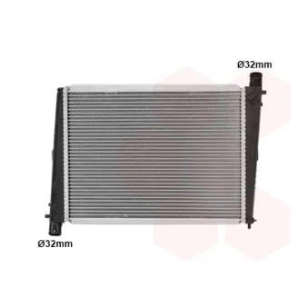 Radiateur, refroidissement du moteur VAN WEZEL 59002127