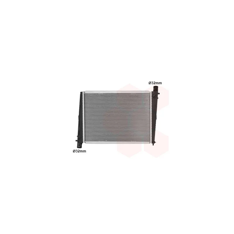 Radiateur, refroidissement du moteur VAN WEZEL 59002127