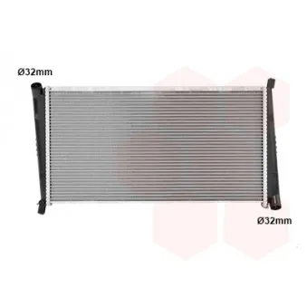 Radiateur, refroidissement du moteur VAN WEZEL 59002130