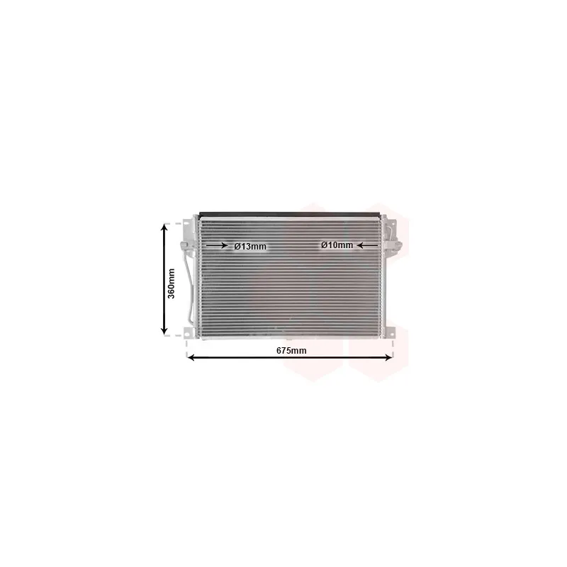 Condenseur, climatisation VAN WEZEL 59005077