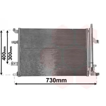 Condenseur, climatisation VAN WEZEL 59005138