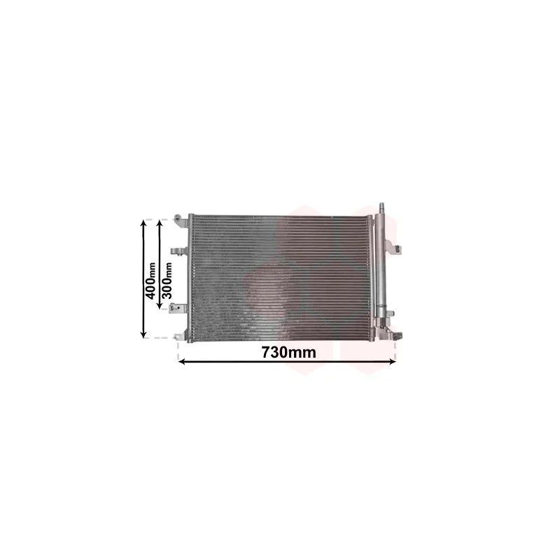 Condenseur, climatisation VAN WEZEL 59005138