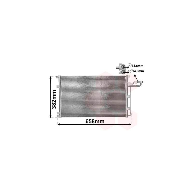 Condenseur, climatisation VAN WEZEL 59005139