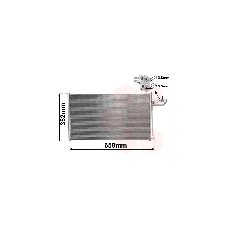 Condenseur, climatisation VAN WEZEL 59005150