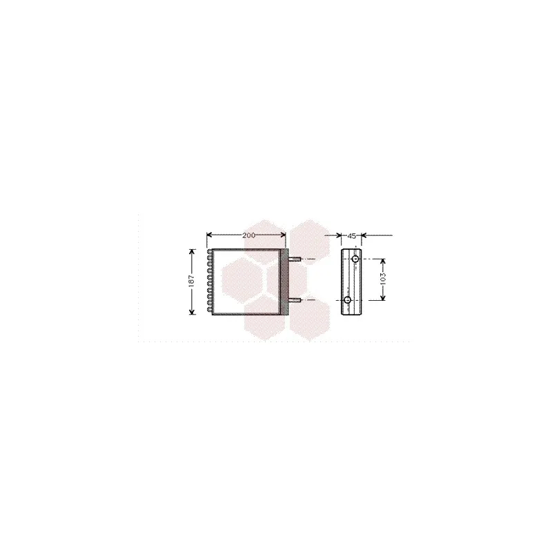 Système de chauffage VAN WEZEL 59006066