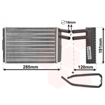Système de chauffage VAN WEZEL 59006096