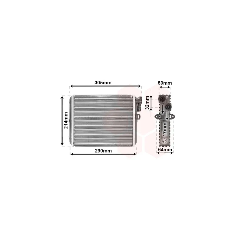 Système de chauffage VAN WEZEL 59006110