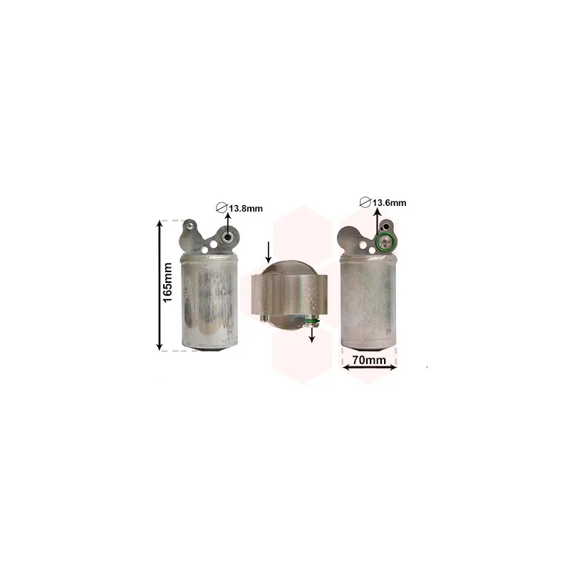 Filtre déshydratant, climatisation VAN WEZEL 5900D185