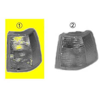 Feu clignotant avant droit VAN WEZEL 5958906