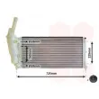 Radiateur, refroidissement du moteur VAN WEZEL 73002083 - Visuel 1