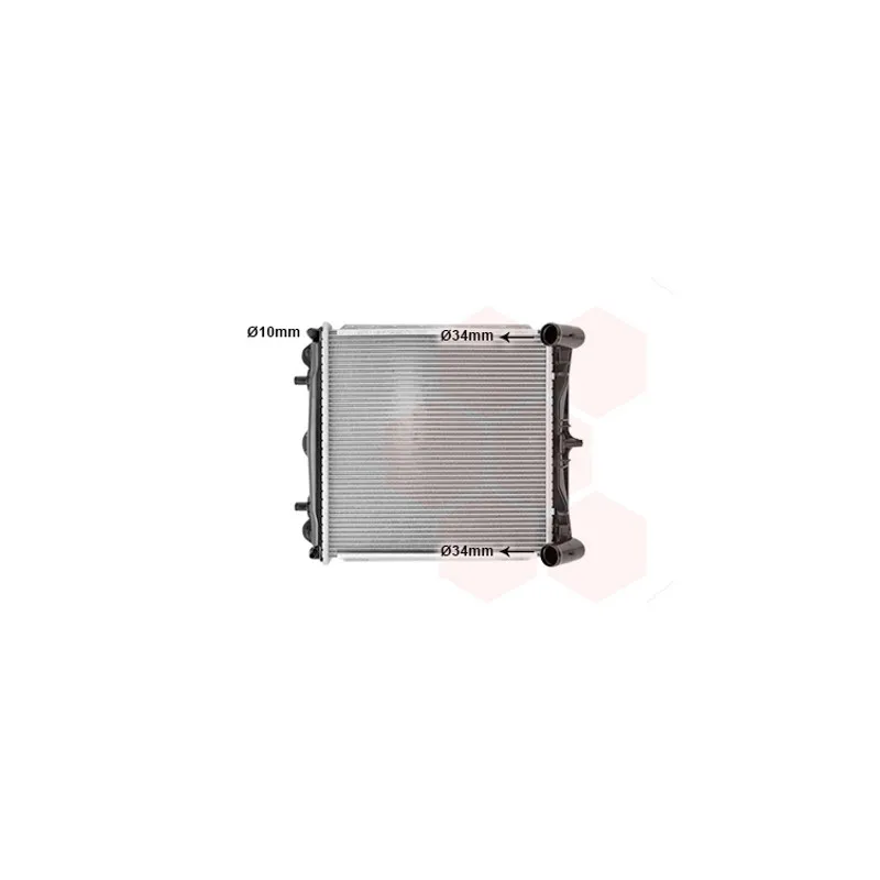 Radiateur, refroidissement du moteur VAN WEZEL 74002037