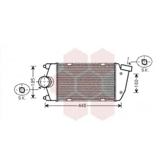 Intercooler, échangeur VAN WEZEL