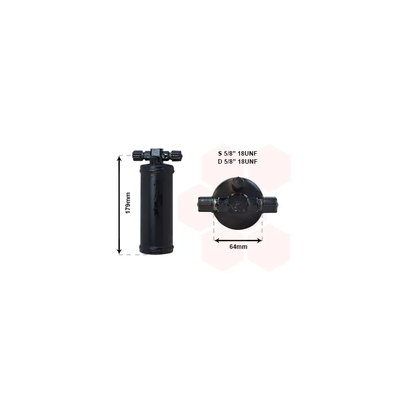 Filtre déshydratant, climatisation VAN WEZEL 7400D028