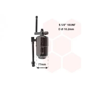 Filtre déshydratant, climatisation VAN WEZEL 7400D049