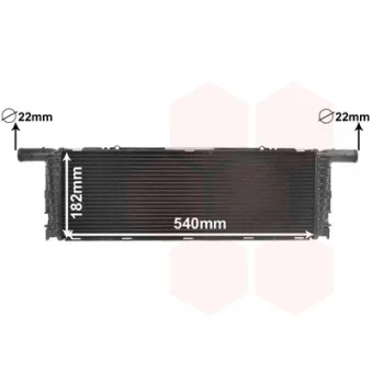 Radiateur, refroidissement du moteur VAN WEZEL 74012701