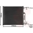 Condenseur, climatisation VAN WEZEL 74015702 - Visuel 1