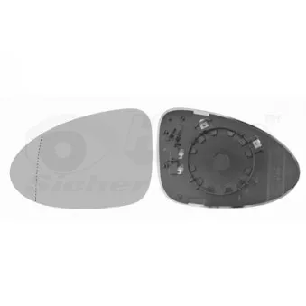 Verre de rétroviseur, rétroviseur extérieur VAN WEZEL 7421837