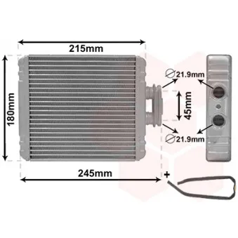 Système de chauffage VAN WEZEL 76016700