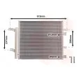 Condenseur, climatisation VAN WEZEL 77005056 - Visuel 1