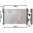 Radiateur, refroidissement du moteur VAN WEZEL 81002087 - Visuel 1