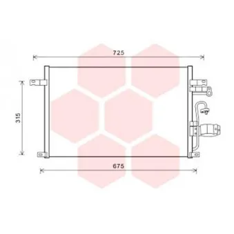 Condenseur, climatisation VAN WEZEL