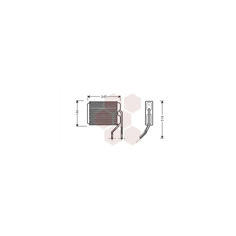Système de chauffage VAN WEZEL 81006026