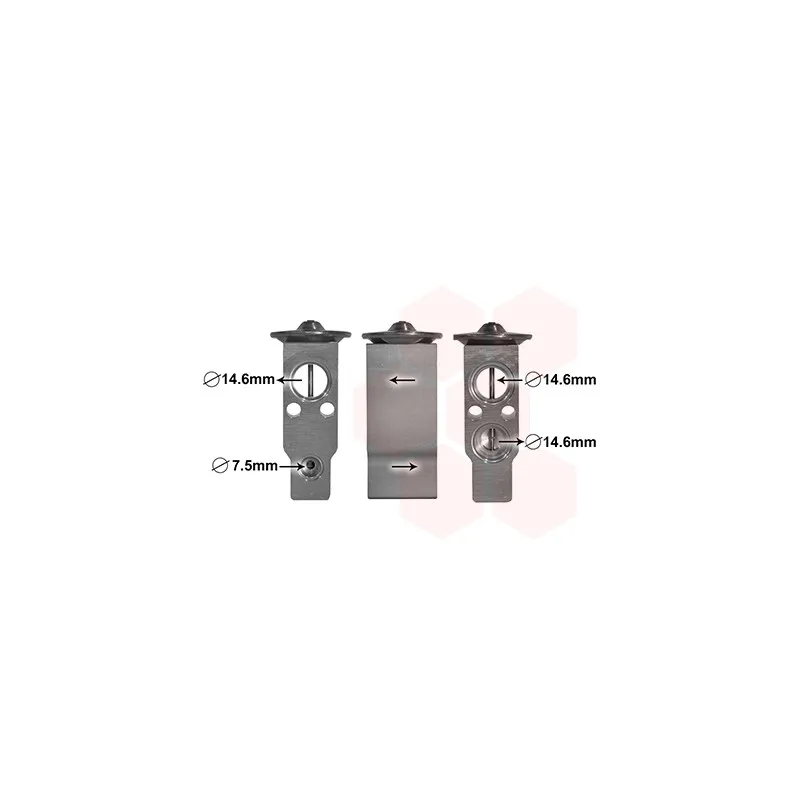 Détendeur, climatisation VAN WEZEL 82001397