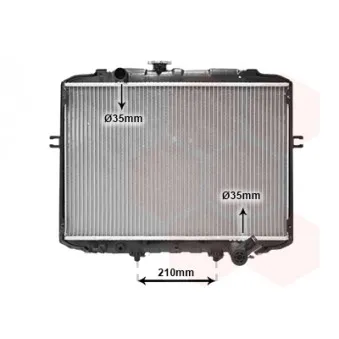 Radiateur, refroidissement du moteur VAN WEZEL 82002068