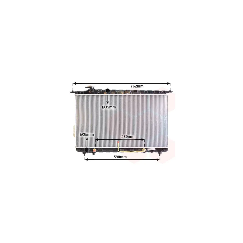 Radiateur, refroidissement du moteur VAN WEZEL 82002107