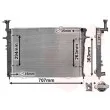 Radiateur, refroidissement du moteur VAN WEZEL 82002210 - Visuel 1
