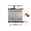 Radiateur, refroidissement du moteur VAN WEZEL 82002290 - Visuel 1
