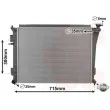 Radiateur, refroidissement du moteur VAN WEZEL 82002304 - Visuel 1