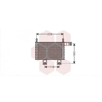 Radiateur d'huile VAN WEZEL 82003153