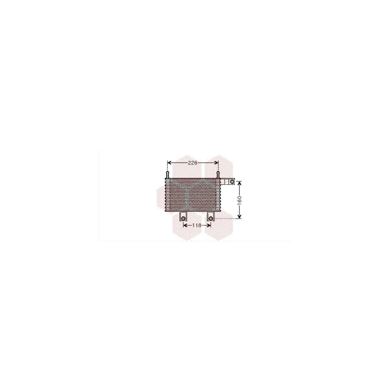 Radiateur d'huile VAN WEZEL 82003153