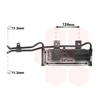 Radiateur d'huile VAN WEZEL 82003330