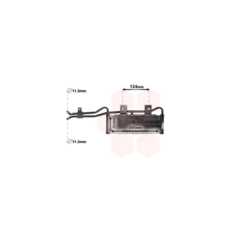 Radiateur d'huile VAN WEZEL 82003330