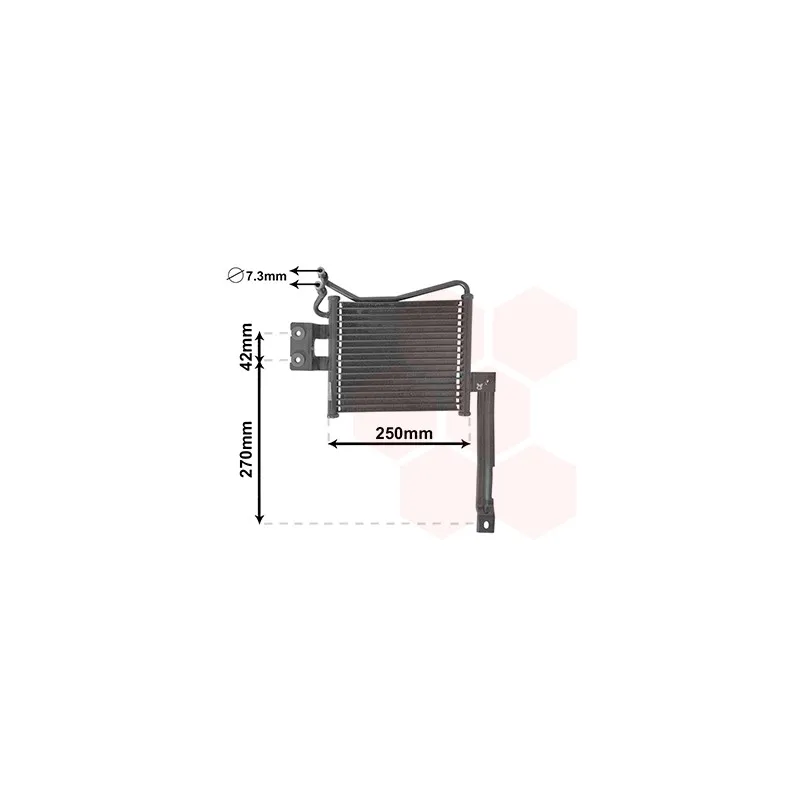 Radiateur d'huile VAN WEZEL 82003331