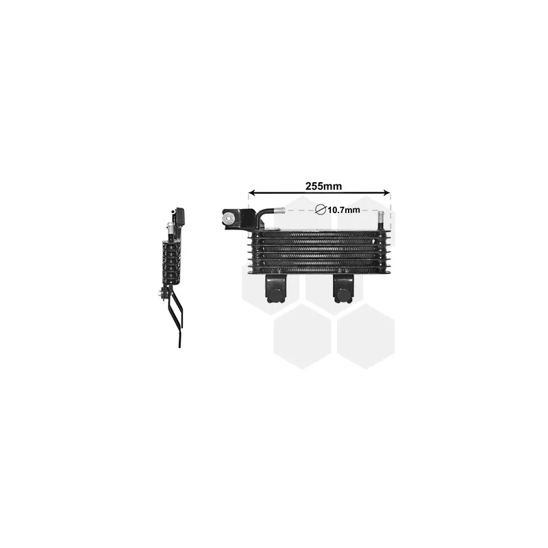 Radiateur d'huile de boîte automatique VAN WEZEL 82003369