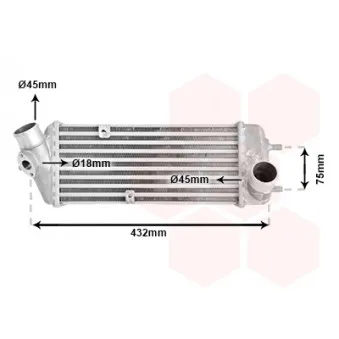 Intercooler, échangeur VAN WEZEL