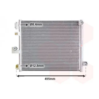 Condenseur, climatisation VAN WEZEL 82005194